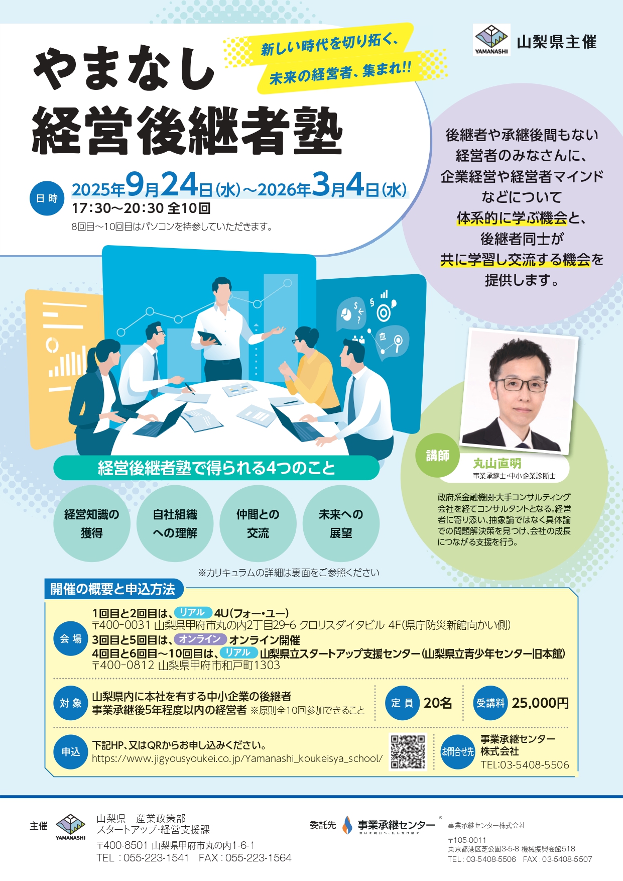 山梨県　事業承継　後継者塾